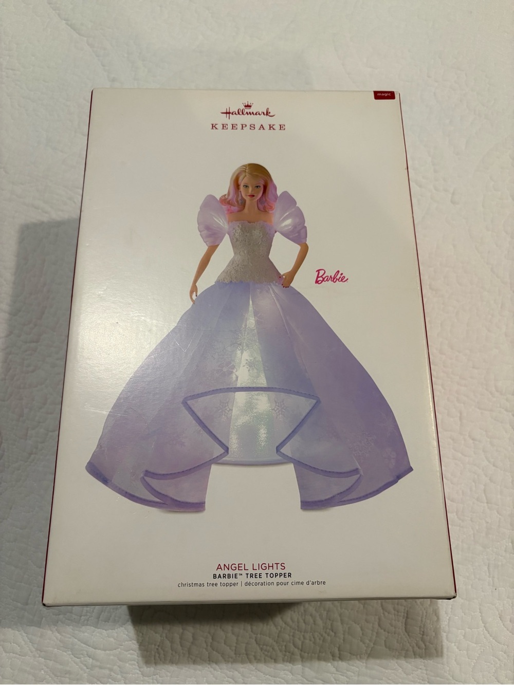 BRAND NEW! Barbie Angel Lights Christmas Tree Topper